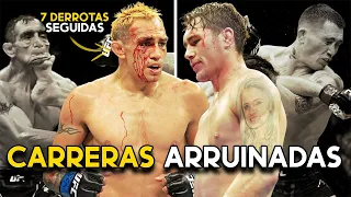 7 peleas que ARRUINARON brutalmente la CARRERA de un peleador