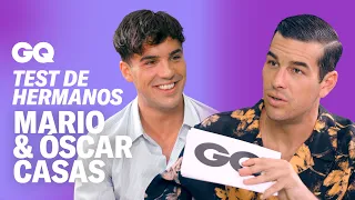 Mario y Óscar Casas: de sus crushes adolescentes a su talento oculto | Test de hermanos | GQ España