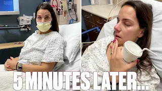 GOING UNDER ANESTHESIA FOR THE FIRST TIME SINCE SHE WAS A TEENAGER | HILARIOUS REACTION