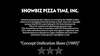 Chuck E. Cheese's Concept Unification Premiere (1989, June 1990)