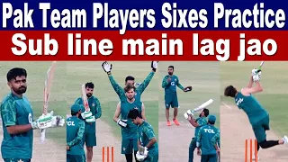 Sixes Sixes Sixes | Pakistani players hard hitting practice