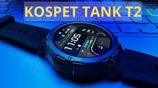 Kospet Tank T2: a review of a rugged smartwatch with military-grade protection