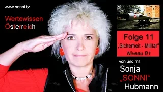 Wertewissen Österreich „Sicherheit – Militär“ (Sonja „SONNI“ Hubmann)