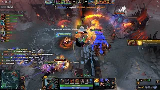 Yatoro Lifestealer ft Ramzes666 Magnus & Iceberg Doom vs Yuma 30LVL Morphling , Fly , Kitrak & sayuw