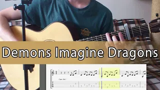 Demons (Imagine Dragons) - Fingerstyle Guitar notes+tabs