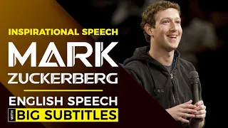 Mark Zuckerberg Inspirational speech | With BIG SUBTITLES | Learn English