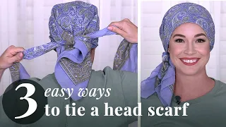How To Tie A Headscarf Video | 3 Ways in 2 Minutes (2019)