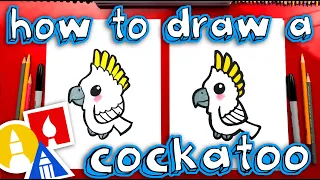 How To Draw A Cartoon Cockatoo