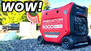 BEST New Generator! Predator 5000 Watt Dual-Fuel SUPER QUIET inverter Generator LOADED!