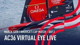 The 36th America’s Cup | 🔴 Virtual Eye LIVE Day 3