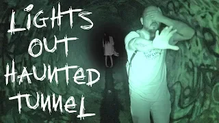 Lights Out Challenge In The Haunted Faze Rug Tunnel | OmarGoshTV