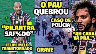 A FÚRIA DE FELIPE MELO E BR!GA FEIA NO FLUMINENSE COM DESABAFO DE MARCELO APÓS RESULTADO RUIM