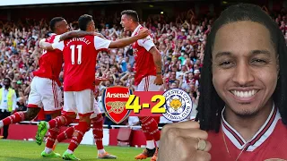 ARSENAL 4 - 2 LEICESTER FAN REACTION!!! FT @princefuadtv9373