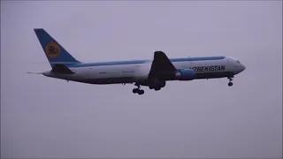 Uzbekistan Airways Cargo Boeing 767-3FUK-67001 RWY 18C @AMS -Schiphol