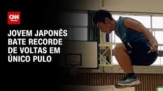 Jovem japonês bate recorde de voltas em único pulo com corda; assista | CNN BRASIL