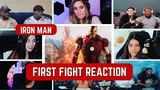 IRON MAN First Fight Scene Reaction Mashup | IRON MAN