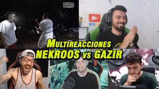 GAZIR vs NEKROOS *8x8 y Replica* | MULTIREACCIONES