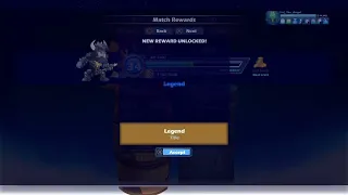 Brawlhalla - My Total Account Level 100 Maximum To Reward Of Title Legend! 😇👍