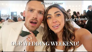 OUR WEDDING WEEKEND VLOG! Jeanine + Kaleb