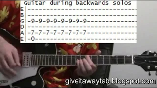 Red Hot Chili Peppers Give It Away guitar lesson chords & tab tutorial RHCP