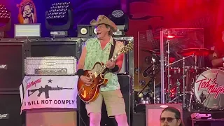 Ted Nugent “Free-For-All” live at the Heart of Oklahoma Expo Center in Shawnee, OK August 20, 2023.