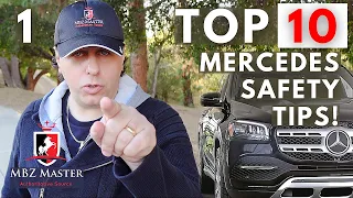 🛑 TOP 10 Mercedes Safety Tips...  you need to know | PART 1 - Unusual Piece | Tips and Tricks!