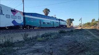 Railfanning Coaster trains in Lucadiea, Encinitas & Agua Hedionda Lagoon Ft. F59PHI  3002