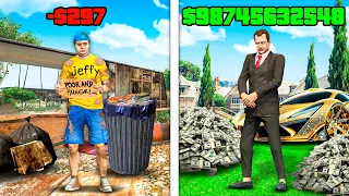 POOR JEFFY VS RICH DADDY in GTA 5!