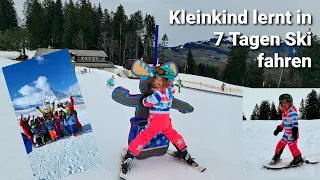 3 jähriges Kind lernt in 7 Tagen Skifahren - Tipps & Tricks  spielerisch Ski fahren zu lernen