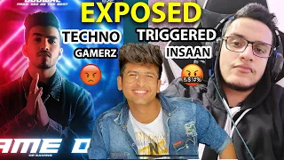 EXPOSING Triggered insaan and techno gamerz 😡!! RAJAT PAWAR