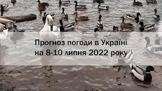 Прогноз погоди в Україні на 8-10 липня 2022 року