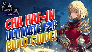 Cha Hae-In F2P A0 Melts Tier-10 Giant Arachnid! Strongest Full Build & Guide! Solo Leveling Arise