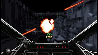 Rebel Assault PC MS-DOS Intro & Gameplay (Death Star Trench)