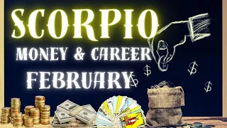 SCORPIO ~ Receive the gift you're offered~ MONEY & CAREER February 2024 #tarot #astrology #money