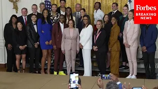 'Define Excellence In Every Way!': VP Kamala Harris Welcomes WNBA Champions To White House
