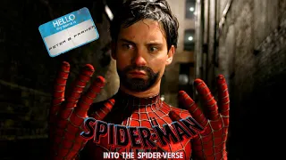 Into the SPIDER VERSE Live Action "Tobey Maguire my name is Peter b Parker" Opening Scene FanMade