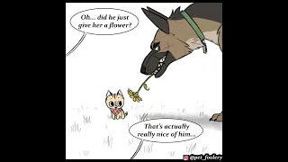 Observing Brutus and Pixie. Is He Nice? | Pixie and Brutus Comic by Pet_foolery #comicdub