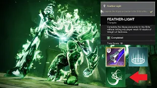 This Crota's End Raid Triumph will take your SOUL & your HAIR  Feather Light Triumph Guide Destiny 2