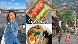 LIVING IN JAPAN | a few days in Kyoto, best food spots, yummy Japanese food, exploring!