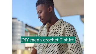 Easy Crochet Men’s T-shirt | DIY|  Part 2