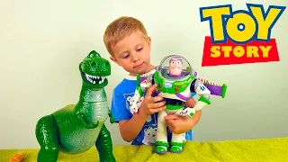 Видео для детей с игрушками из мультфильма История Игрушек. Toy Story toys