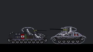 T-34 vs M-24 in People Playground