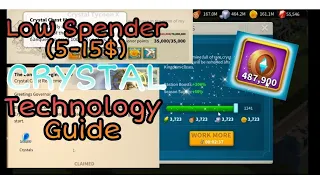 Low Spender guide for SOC Crystal Technology - Rise of Kingdoms (21.12.2021)