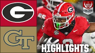 Georgia Bulldogs vs. Georgia Tech Yellow Jackets | Full Game Highlights