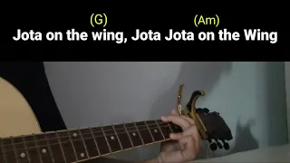 Ellie Dixon - Jota on the wing easy Guitar Tutorial (Chords & Lyrics)