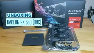 ASUS STRIX RADEON RX 580  - UNBOXING