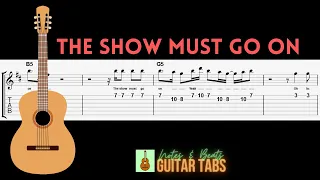 Queen- The Show Must Go On GUITAR TAB