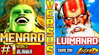 SF6 MenaRD (Blanka Vs LuiManRD) Dhalsim ▰ High Level