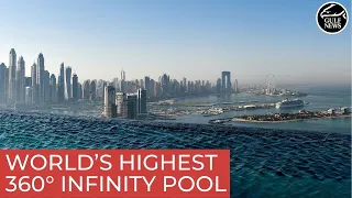 This is the world’s highest 360° infinity Pool | Aura Sky Pool Dubai