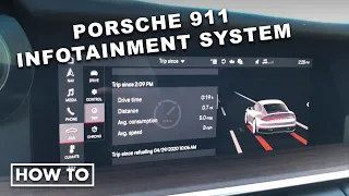 How to use the PCM infotainment system on the 2020 Porsche 911